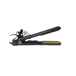 Andis Professional High Heat 1-inch Ceramic Curved Edge Flat Iron, Black